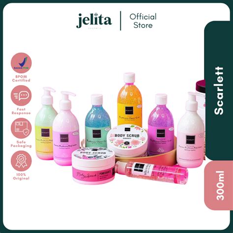 Jual Jelita Cosmetics Scarlett Brightening Series Kemasan Tanpa