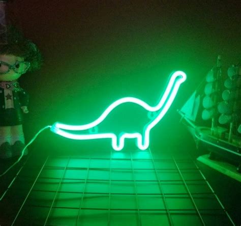 Acrylic Neon Dinosaur Light Usb Or Battery Dinosaur Light Neon
