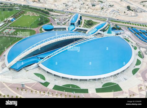 Doha Katar Aspire Sportzentrum Stockfotografie Alamy