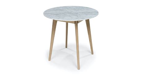 Mara Oak Cafe Table In 2020 Round Marble Dining Table Walnut Side