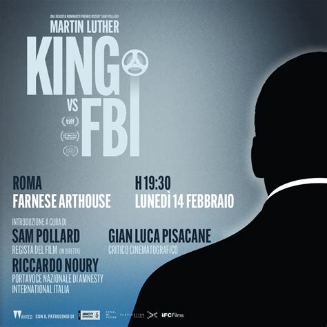 Martin Luther King Vs Fbi Film Inchiesta In Uscita Al Cinema A Roma