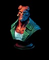 Hellboy Bust (sculpted by Doses3D) by Radovan DarkTower Rybovic · Putty ...