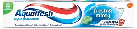Aquafresh Toothpaste Triple Protection Fresh And Minty 75 Ml Pack Of 1
