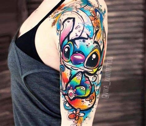 Not Stitch But The Color And Style Stitch Tattoo Disney Stitch