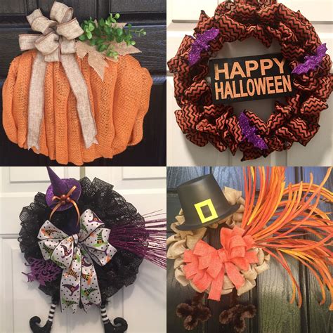 Pin by Tickled pink swag on Look what I made! | Halloween wreath ...