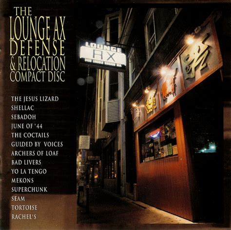 The Lounge Ax Defense And Relocation Compact Disc By Various Artists Compilation Indie Rock