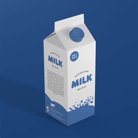 Free 6515 Free Mockup Milk Packaging Yellowimages Mockups