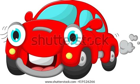 Cute Car Cartoon Stock Vector Royalty Free 419126266