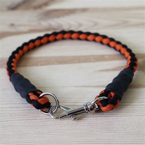 Personalised Rope Style Paracord Dog Collar By Devil Dood Designs