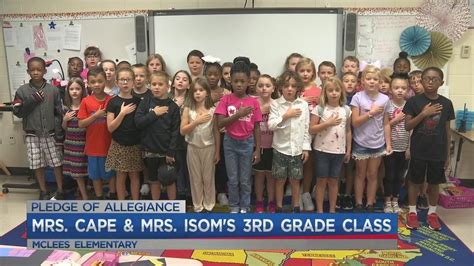 Mrs Cape And Mrs Isoms 3rd Grade Class At Mclees Elementary Youtube