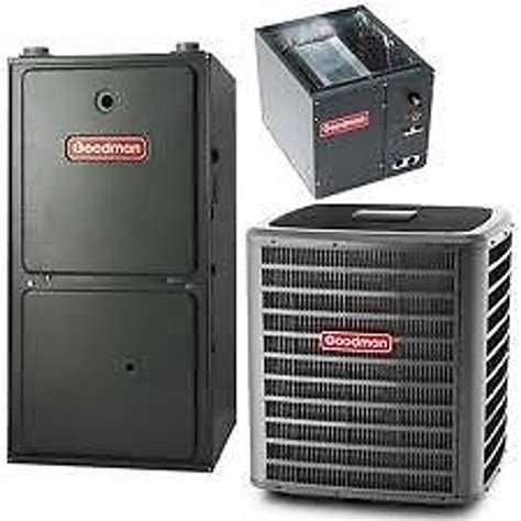 Goodman 35 Ton 152 Seer2 80 80k Btu Upflow Gas Furnace Split System