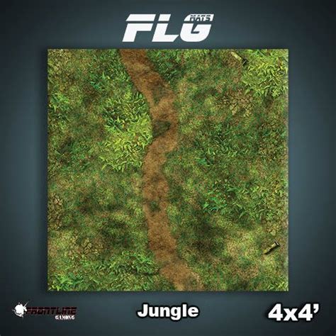 Flg Jungle Neoprene Gaming Mat 4x4 At Mighty Ape Nz