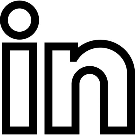 White Linkedin Logo Png