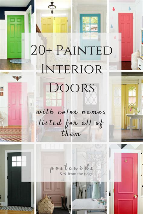 Painting interior doors with my simple step by step tips is a breeze and will get you the professional finish you're looking for! 22 Gorgeous Painted Interior Doors that Aren't White ...