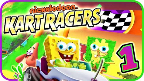 Nickelodeon Kart Racers Game Part 1 Ps4 Xb1 Switch Spongebob Stoop Cup Youtube