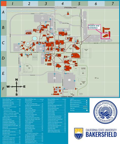 Csu Bakersfield Campus Map California State Universitycsub Cal