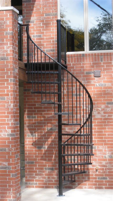 Exterior Metal Spiral Stairs By Advanced Welding Architectural Blacksmith
