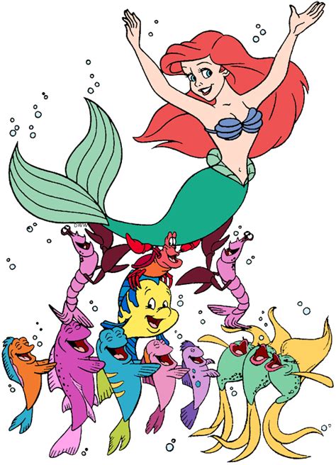 Ariel And Friends Clip Art Disney Clip Art Galore Images And Photos