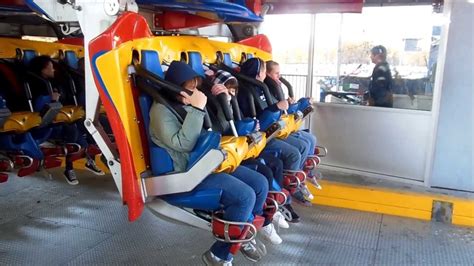 Six Flags Great Adventure Superman The Ultimate Flight On Ride Front Row Pov 1080p Youtube