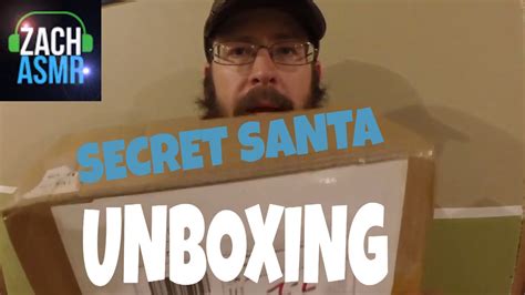 unboxing secret santa t asmr youtube