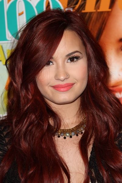 When talking about mahogany color in hair terms, we are talking about a red brown hair color. What to do with my hair.. | Demi lovato hair color, Hair ...