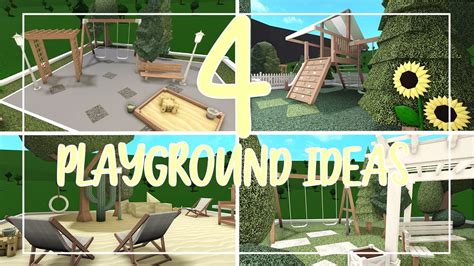 Bloxburg 4 Playground Ideas Youtube