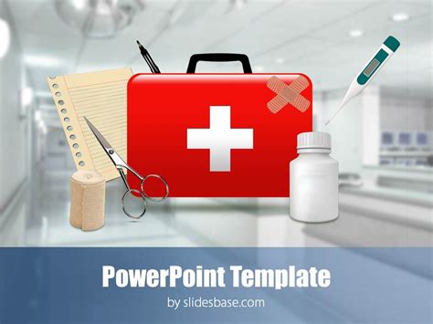 First Aid Kit Powerpoint Template Free