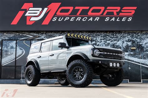 Used 2022 Ford Bronco Wildtrak Advanced With Upgrades For Sale