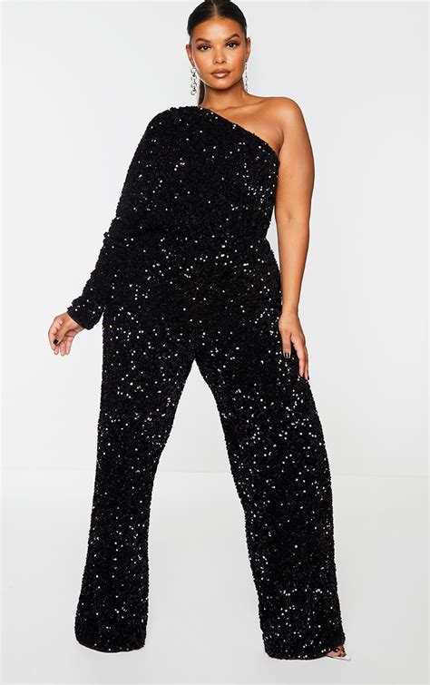 Party Jumpsuits Plus Size Prettylittlething Usa