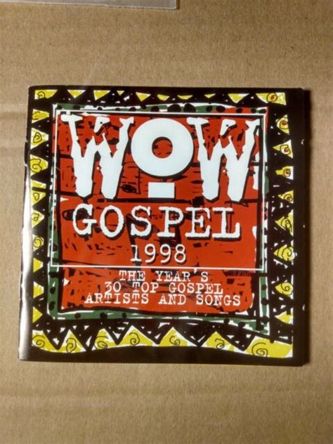 Wow Gospel 1998 By Various Artists Cd Jan 1998 2 Discs Verity For