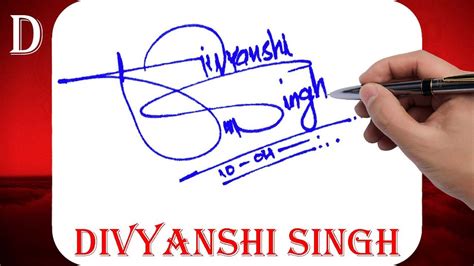Divyanshi Singh Name Signature Style D Signature Style Signature
