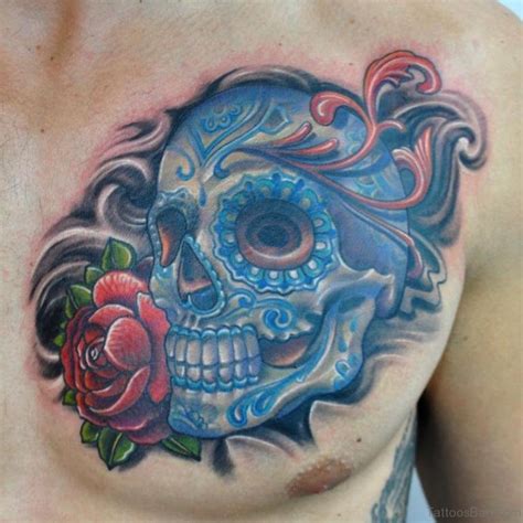 70 Stunning Skull Tattoos On Chest Tattoo Designs