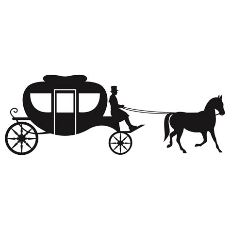Horse Carriage Silhouette At Getdrawings Free Download