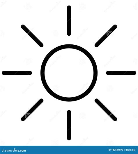 Daylight Isolated Vector Icon Which Can Easily Modify Or Edit Stock