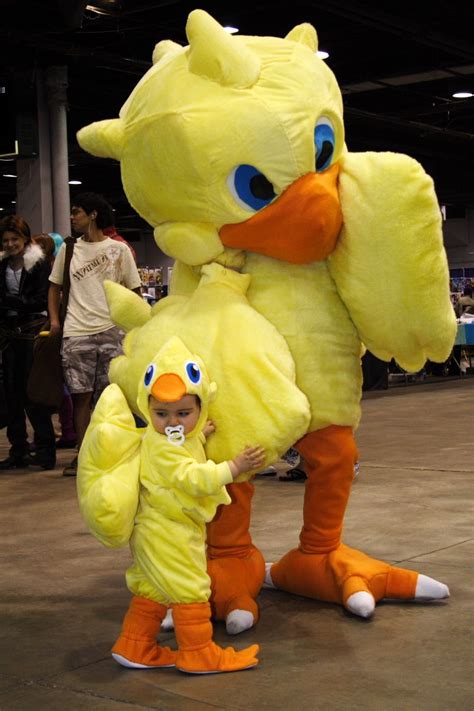 Baby Chocobo And Parent By Wraamyth On Deviantart Baby Cosplay