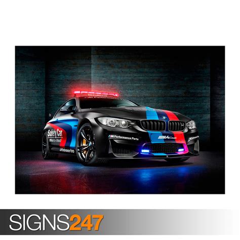 2015 Bmw M4 Motogp Safety Car 0063 Car Poster Poster Print Art A1