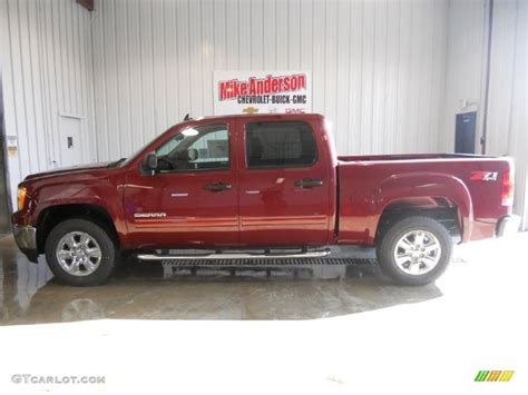 2013 Sonoma Red Metallic Gmc Sierra 1500 Sle Crew Cab 4x4 73348246