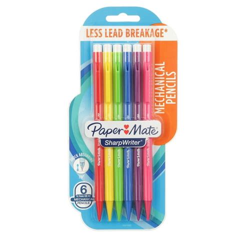 Paper Mate Sharpwriter Mechanical Pencil Hb 07mm Assorted Color