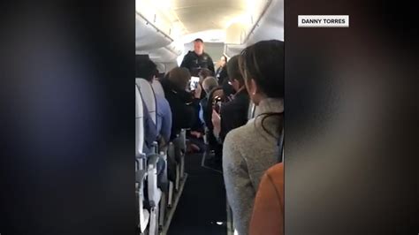 Woman Attempts To Open Airplane Door In Mid Flight Nbc News
