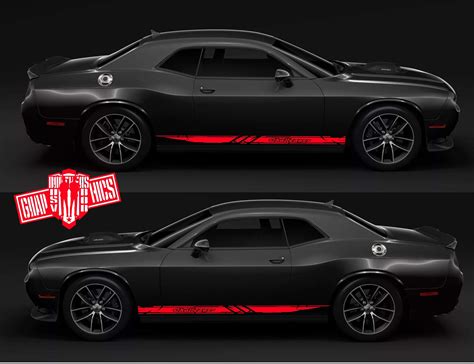 Racing Stripes Dodge Challenger Srt Decals Dodge Challenger Sticker