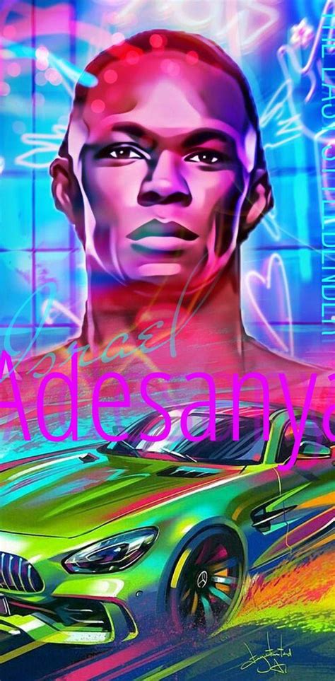 Adesanya Neon Wallpaper By Supersonician21 Download On Zedge 32e0
