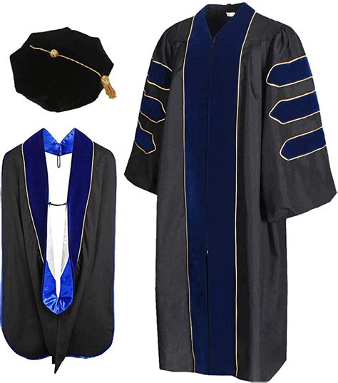 Cap And Gown Direct Royal Blue Doctoral Graduation Gown Hood（roy Roy