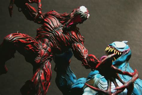 Later, he showed up at the parker household looking for peter, where he was confronted by may parker. Venom vs Carnage close up by FritoFrito on DeviantArt