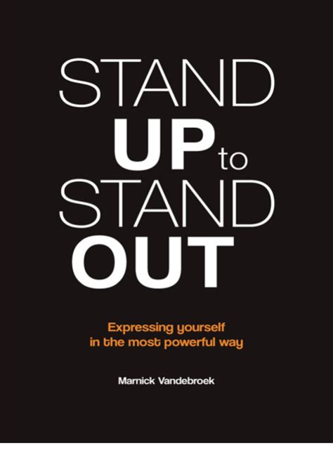 Stand Up To Stand Out Management Boek Die Keure