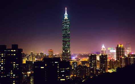 Cities City Skyscraper Cityscape Taipei Taipei 101 Hd Wallpaper