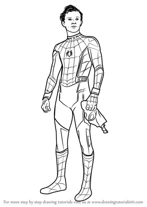 France coloring pages and activities. Learn How to Draw Tom Holland as Spider-Man (Characters ...