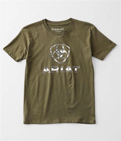 Boys Ariat Statement T Shirt Boys T Shirts In Military Green Buckle