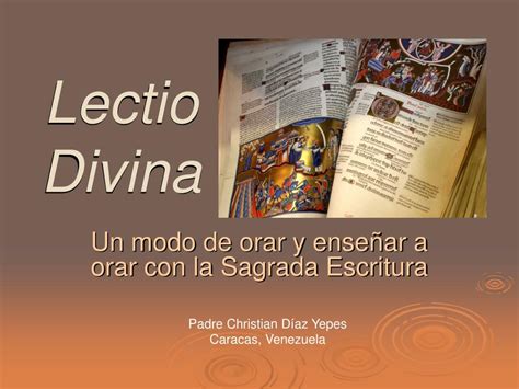 Ppt Lectio Divina Powerpoint Presentation Free Download Id4856858