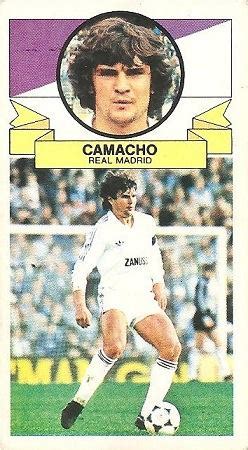 Camacho har til nå vært manager i benfica. Liga 85-86. Camacho (Real Madrid). Ediciones Este. - El ...