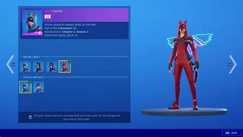 Fortnite New Vix Skins Price And Review